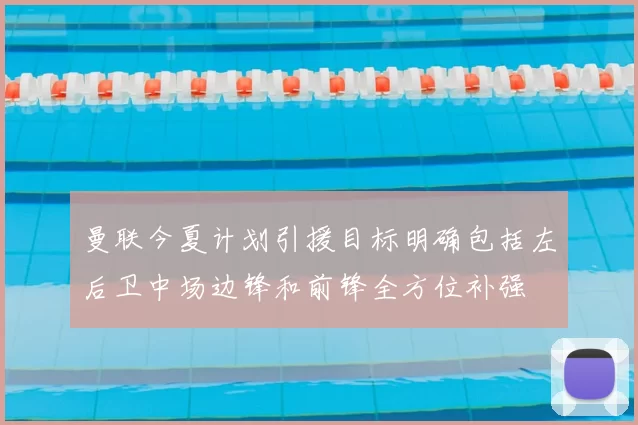 曼联今夏计划引援目标明确包括左后卫中场边锋和前锋全方位补强