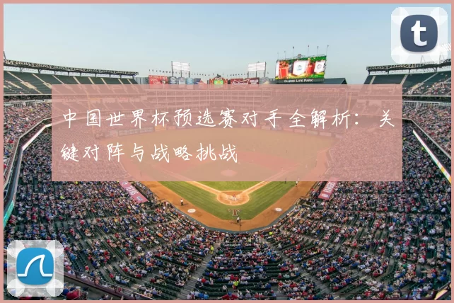 中国世界杯预选赛对手全解析：关键对阵与战略挑战